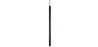 Lampe de plafond tube LED - Lampe suspendue noire - 60cm - Bruna image 7