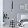  Lampe de plafond tube LED - Lampe suspendue noire - 60cm - Bruna image 7