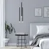  Lampe de plafond tube LED - Lampe suspendue noire - 60cm - Lilu image 7