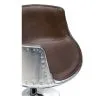 Chaise longue - Chaise design - Similicuir et métal - Cognac image 7