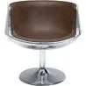 Chaise longue - Chaise design - Similicuir et métal - Cognac image 7
