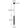 Lampe de plafond Tube de Ciment - Lampe Suspendue LED - 30cm - Aroc image 7