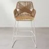 Tabouret Design Boho Bali en Rotin - 75cm - Tale image 7
