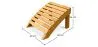 Tabouret en bois pour chaise de jardin - Alana image 7