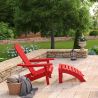 Tabouret en bois pour chaise de jardin - Alana image 7