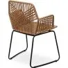 Chaise de salle à manger en rotin - Chaise de jardin Boho Bali Design - Tale image 7