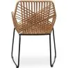 Chaise de salle à manger en rotin - Chaise de jardin Boho Bali Design - Tale image 7