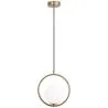 Lampe de plafond à globe - Lampe suspendue dorée - Glum image 7