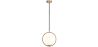 Lampe de plafond à globe - Lampe suspendue dorée - Glum image 7