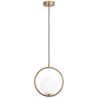 Lampe de plafond à globe - Lampe suspendue dorée - Glum image 7