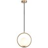 Lampe de plafond à globe - Lampe suspendue dorée - Glum image 7