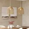 Lampe de plafond en rotin - Suspension de stile Boho Bali- Bu image 7