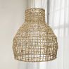 Lampe de plafond en rotin - Lampe suspendue de stile Boho Bali - Lan image 7
