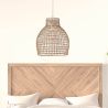 Lampe de plafond en rotin - Lampe suspendue de stile Boho Bali - Lan image 7