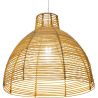 Lampe de plafond en rotin - Lampe suspendue de stile Boho Bali - Can image 7