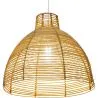 Lampe de plafond en rotin - Lampe suspendue de stile Boho Bali - Can image 7