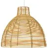 Lampe de plafond en rotin - Lampe suspendue de stile Boho Bali - Can image 7