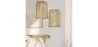 Lampe de plafond en rotin - Lampe suspendue stile Boho Bali - Lian image 7