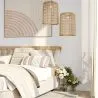 Lampe de plafond en rotin - Lampe suspendue stile Boho Bali - Lian image 7