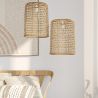 Lampe de plafond en rotin - Lampe suspendue stile Boho Bali - Lian image 7