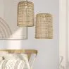 Lampe de plafond en rotin - Lampe suspendue stile Boho Bali - Lian image 7