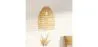 Lampe de plafond en rotin - Suspension de stile Boho Bali - 50cm - Puong image 7