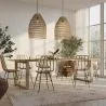 Lampe de plafond en rotin - Suspension de stile Boho Bali - 50cm - Puong image 7