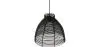 Lampe de plafond en rotin noir - Lampe suspendue de stile Boho Bali - Gian image 7