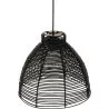 Lampe de plafond en rotin noir - Lampe suspendue de stile Boho Bali - Gian image 7