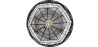 Lampe de plafond en rotin noir - Lampe suspendue au stile Boho Bali - Le image 7