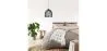 Lampe de plafond en rotin noir - Lampe suspendue au stile Boho Bali - Le image 7