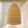 Lampe de plafond en rotin - Lampe suspendue de style boho Bali - Lie image 7