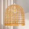 Lustre de plafond en bambou - Suspension de style Boho Bali - Thi image 7