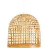 Lustre de plafond en bambou - Suspension de style Boho Bali - Thi image 7