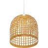 Lustre de plafond en bambou - Suspension de style Boho Bali - Thi image 7