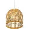 Lustre de plafond en bambou - Suspension de style Boho Bali - Thi image 7