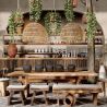 Lampe de plafond en rotin - Suspension de style Boho Bali - 40 cm - Hoa image 7