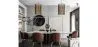 Lampe de plafond en rotin - Lampe suspendue de stile Boho Bali - An image 7