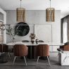 Lampe de plafond en rotin - Lampe suspendue de stile Boho Bali - An image 7
