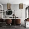 Lampe de plafond en rotin - Lampe suspendue de stile Boho Bali - An image 7