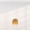 Lampe de plafond en jute - Lampe suspendue de stile Boho Bali - Lien image 7