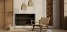 Lampe de plafond en rotin - Lampe suspendue stile Boho Bali - Linei image 7