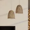 Lampe de plafond en rotin - Lampe suspendue stile Boho Bali - Linei image 7