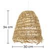 Lampe de plafond en rotin - Lampe suspendue stile Boho Bali - Linei image 7