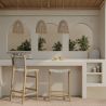 Lampe de plafond en rotin - Lampe suspendue stile Boho Bali - Linei image 7