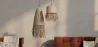 Lustre de plafond en raphia - Suspension de style Boho Bali - Lanui image 7