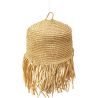 Lustre de plafond en raphia - Suspension de style Boho Bali - Lanui image 7