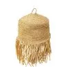 Lustre de plafond en raphia - Suspension de style Boho Bali - Lanui image 7