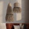Lustre de plafond en raphia - Suspension de style Boho Bali - Lanui image 7