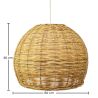 Lampe de plafond en rotin - Lampe suspendue stile Boho Bali - Paon image 7